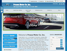 Tablet Screenshot of preausford.com
